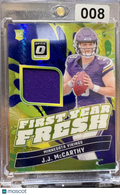 2024 Panini Donruss Optic J.J. McCarthy #FYF-JMY Patch RC Patch
