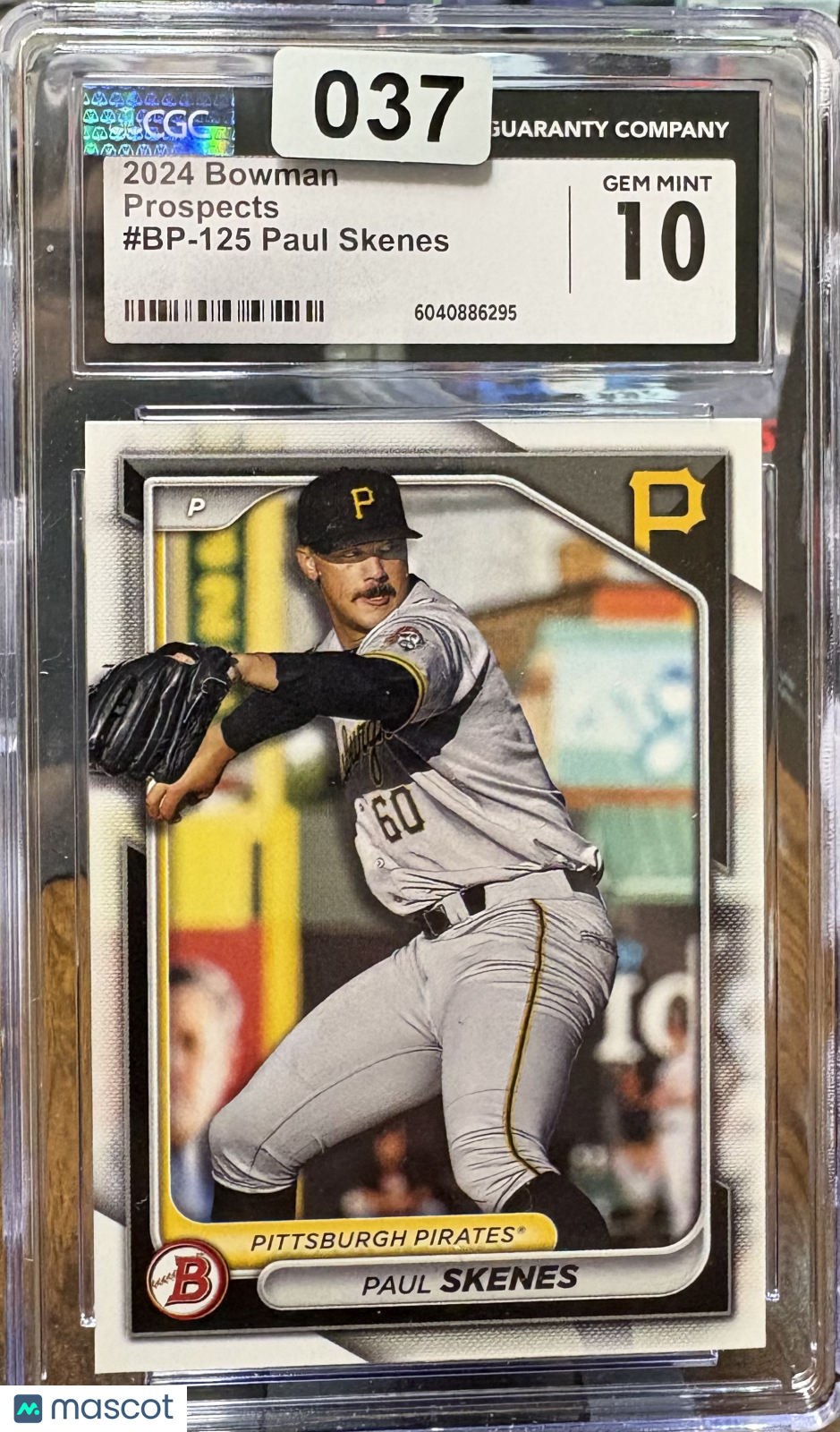 2024 Bowman Paul Skenes #BP-125 Prospects Prospects CGC 10