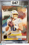 2023 Panini Donruss Justin Herbert #GK-4 Gridiron Kings