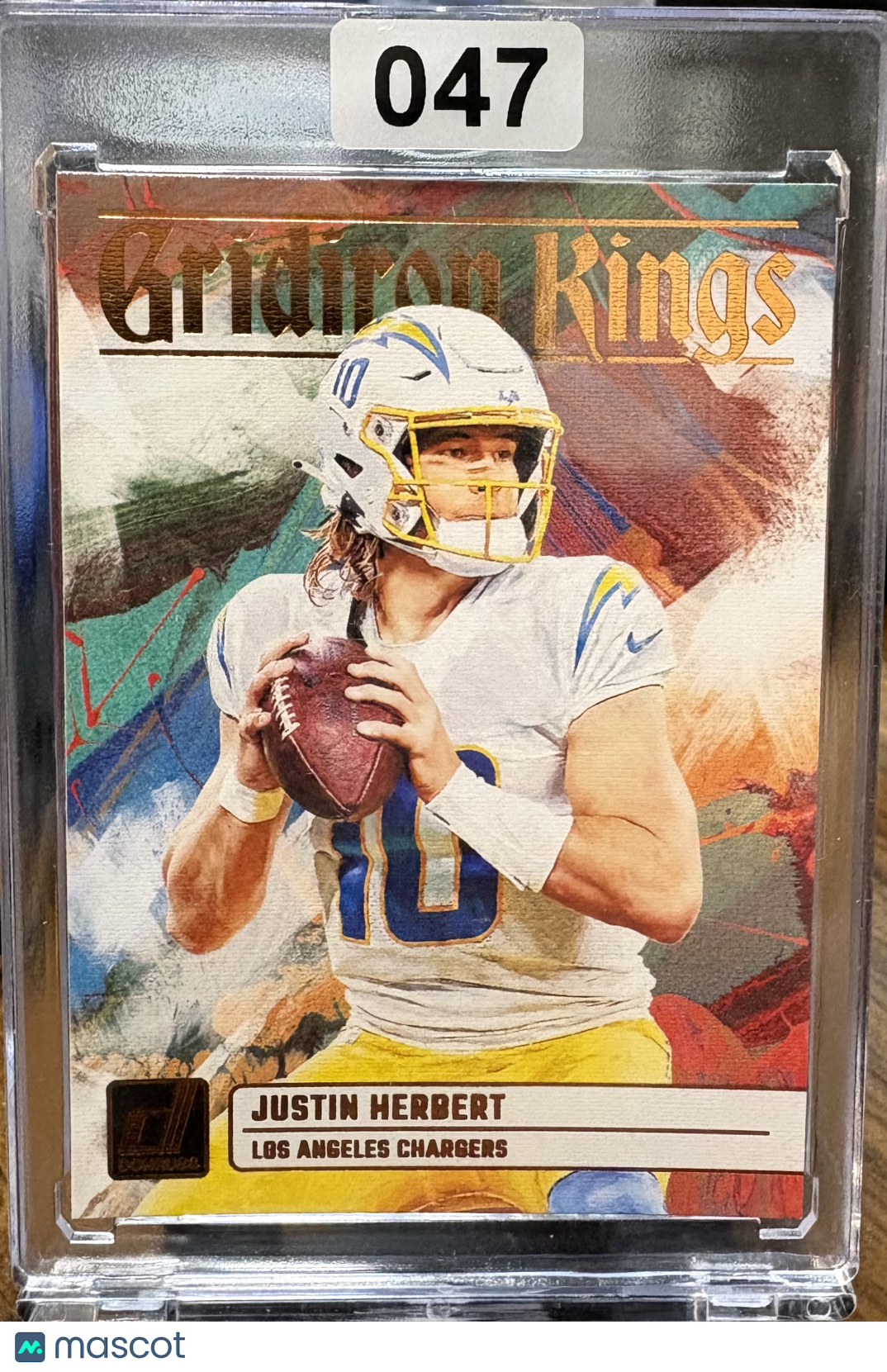 2023 Panini Donruss Justin Herbert #GK-4 Gridiron Kings