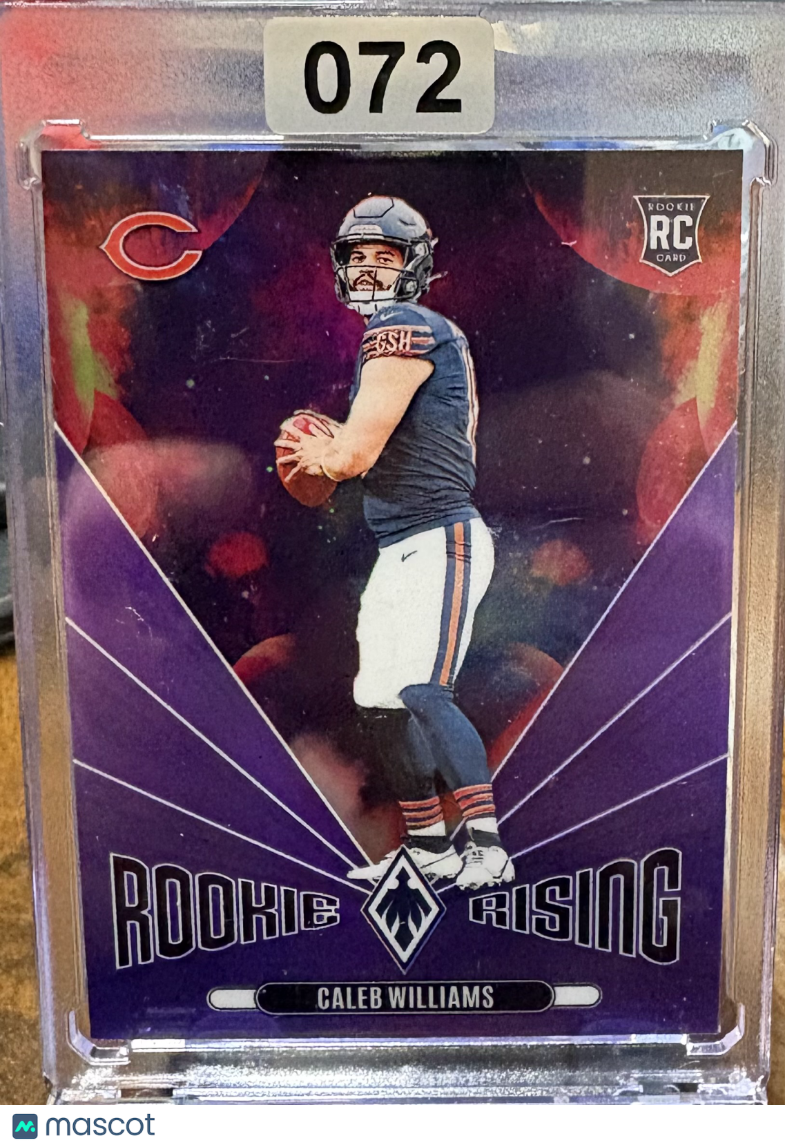 2024 Panini Phoenix Rookie Rising Caleb Williams #RR-CWS Purple RC
