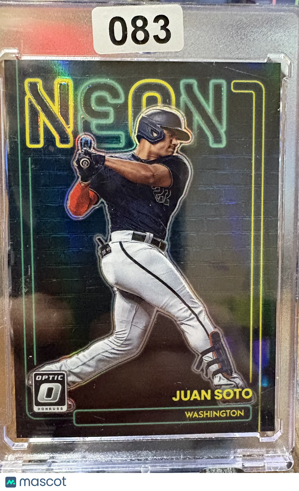 2022 Panini Donruss Optic Juan Soto #NEON-1 Black