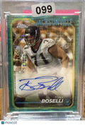 2024 Topps Chrome Tony Boselli #BA-TBO Green Pulsar Refractor 7/199