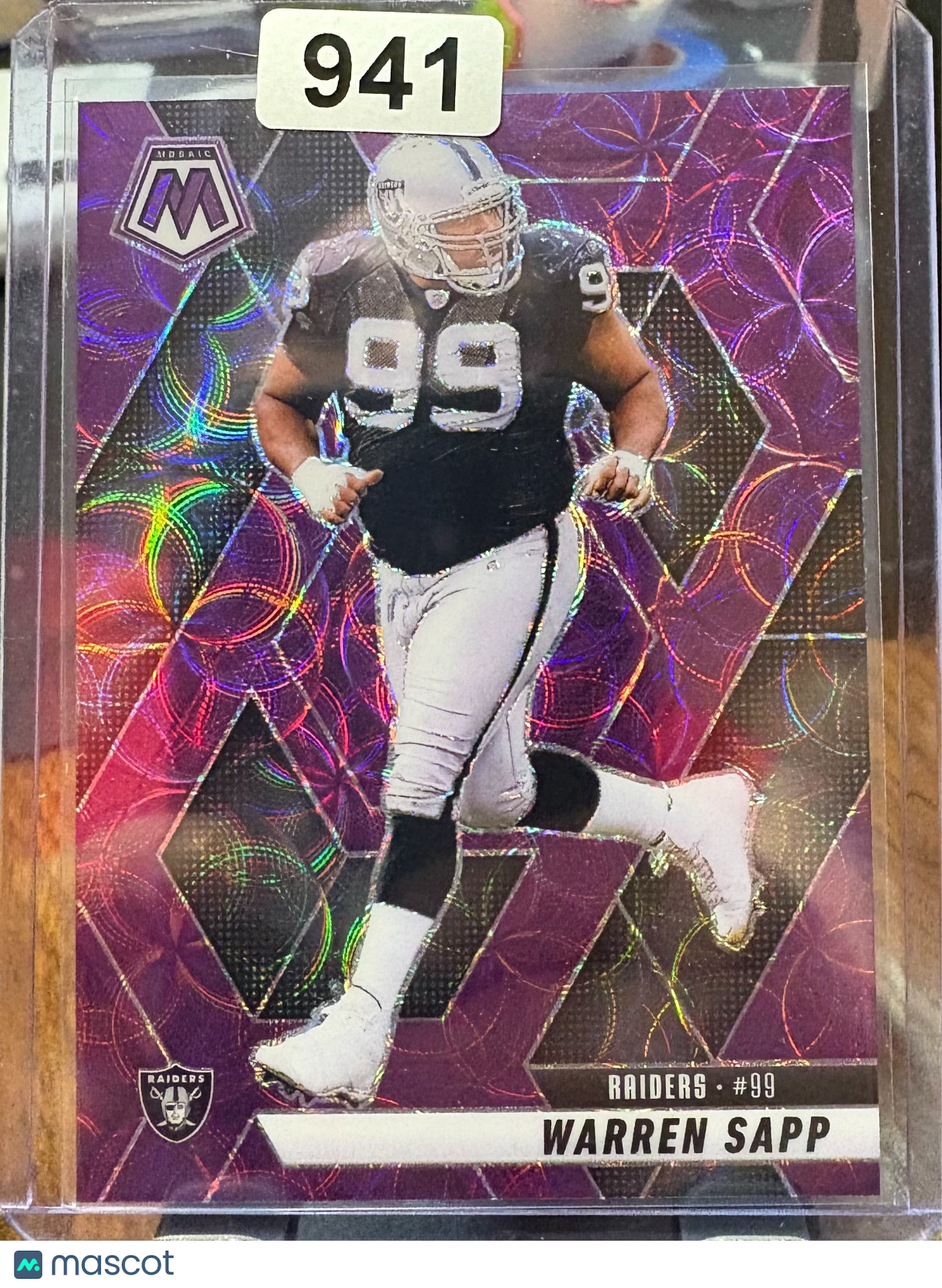 2025 Panini Mosaic Purple Scope  Sapp #68