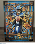 2025 Panini Mosaic Stained Glass Jalen Milroe Rookie RC Oversized