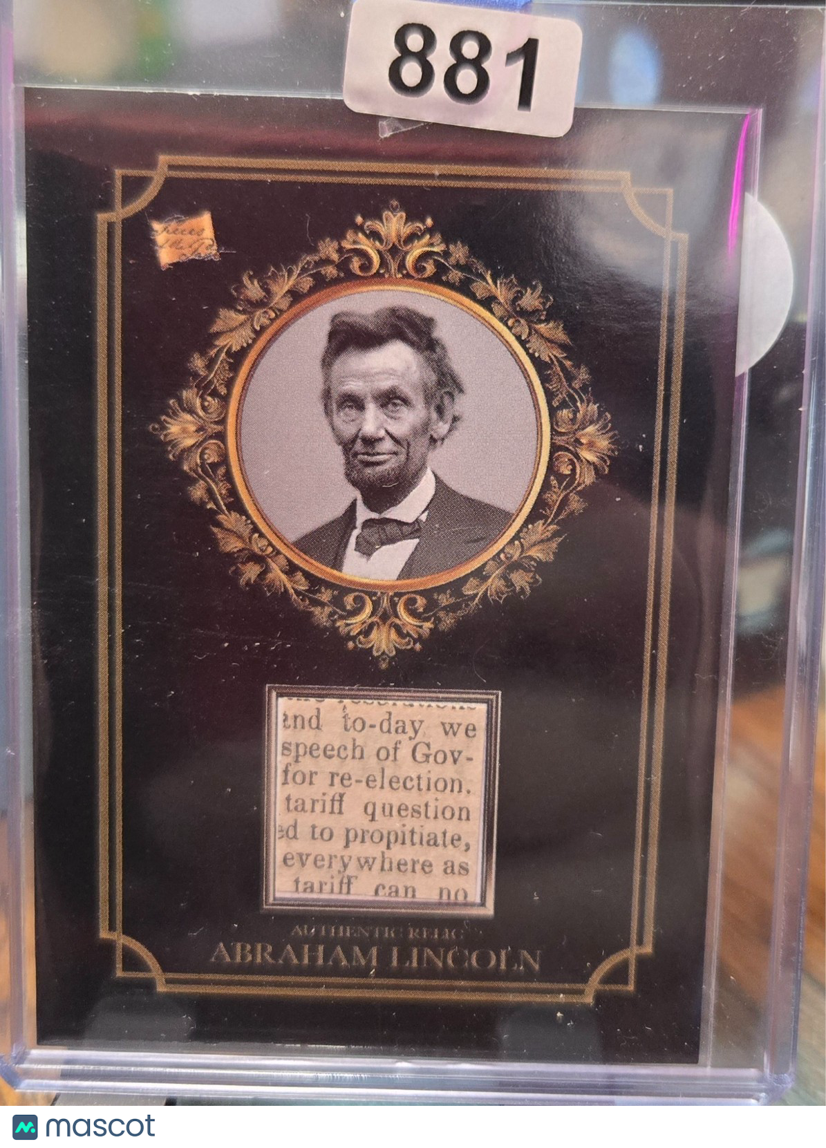 2024 Pieces of the Past  Abraham Lincoln R-AL