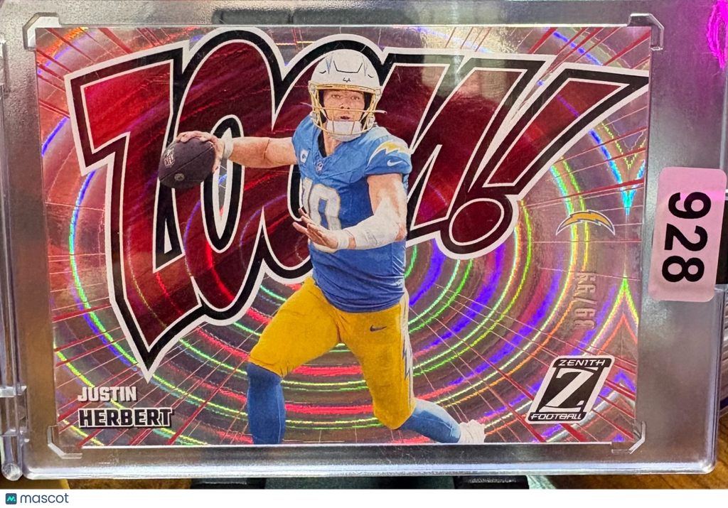 2024 Panini Zenith Justin Herbert #4 ZOOM 89/99