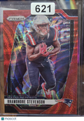 2024 Prizm Rhamondre Stevenson #195 Red Wave