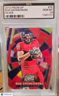 2016 Panini Prizm Draft Stained Glass Rob Gronkowski #75 GEM MINT 10 POP 1