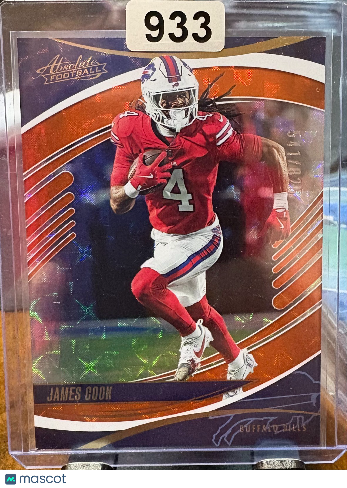 2025 Panini Absolute James Cook #76 Orange Mosaic 541/825