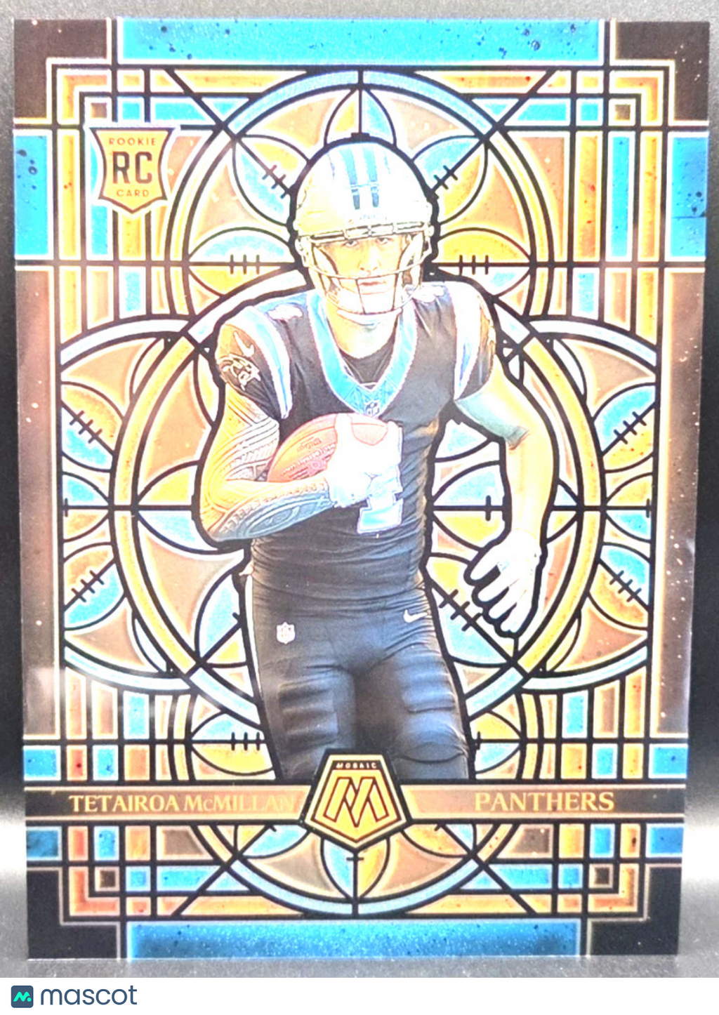 2025 Panini Mosaic Jumbo TETAIROA MCMILLAN Stained Glass #3 Rookie