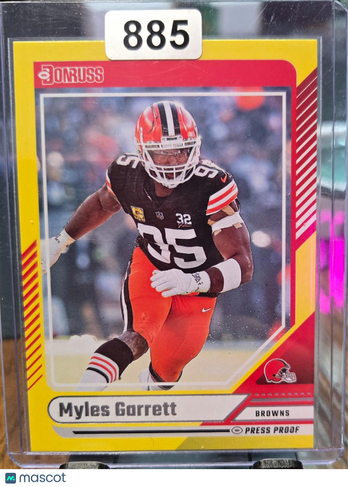 2024 Panini Donruss Press Proof Yellow #115 Myles Garrett