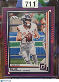 2025 Donruss Press Proof Bo Nix #39 Purple Press Proof