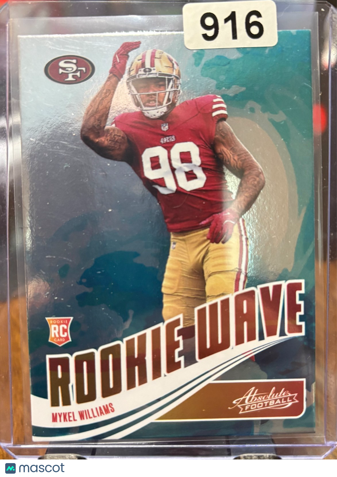 2025 Panini Absolute - Rookie Wave Mykel Williams #RW-MWS (RC)