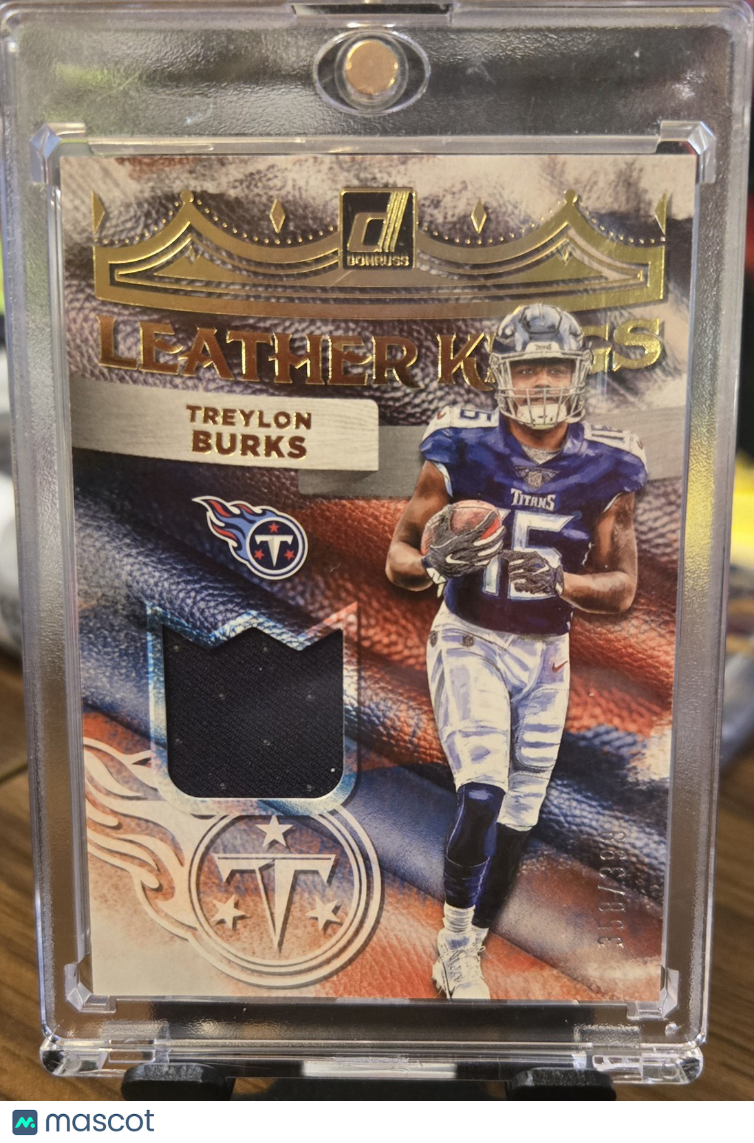2022 Donruss Leather Kings Treylon Burks #LK-7 358/398 Jersey Patch