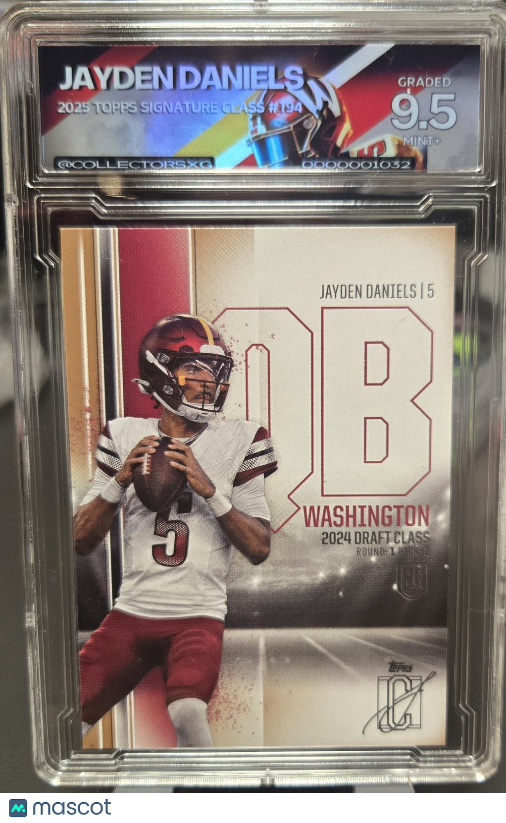 2025 Topps Jayden Daniels #194  Mint + 9.5