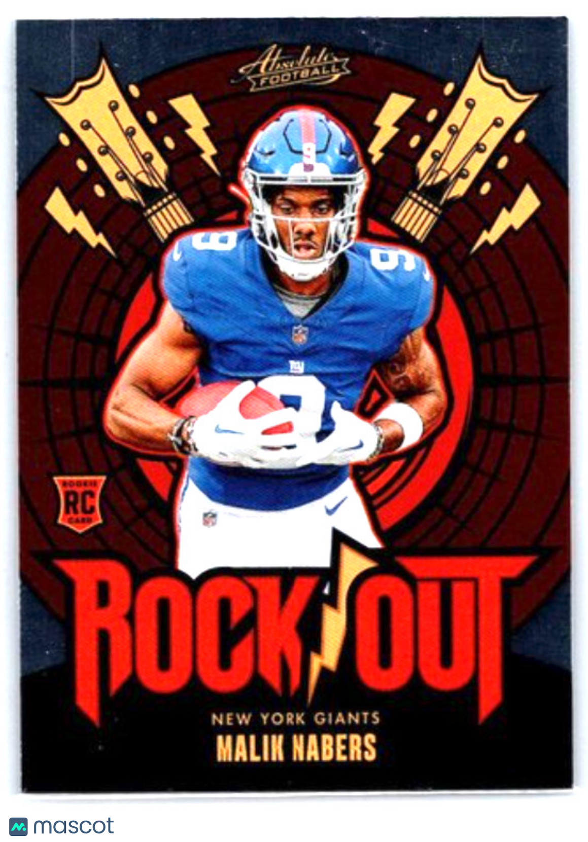 2024 Panini Absolute Football Malik Nabers #RO-MNS RC