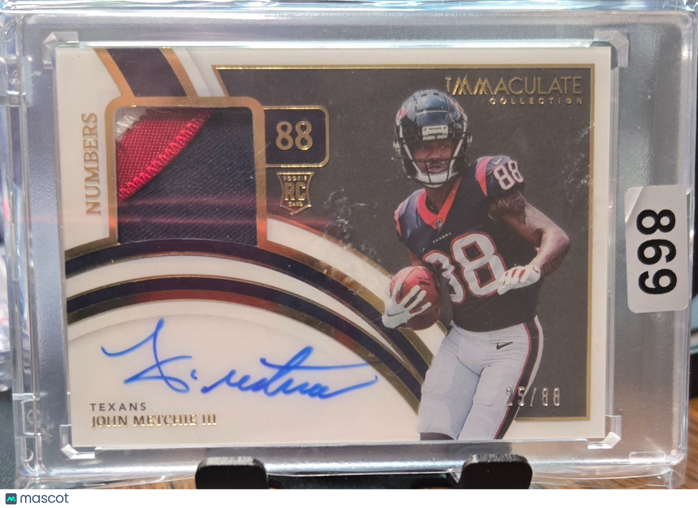 2022 Panini Immacute (numbers) John Metchie III INA-JME 25/88