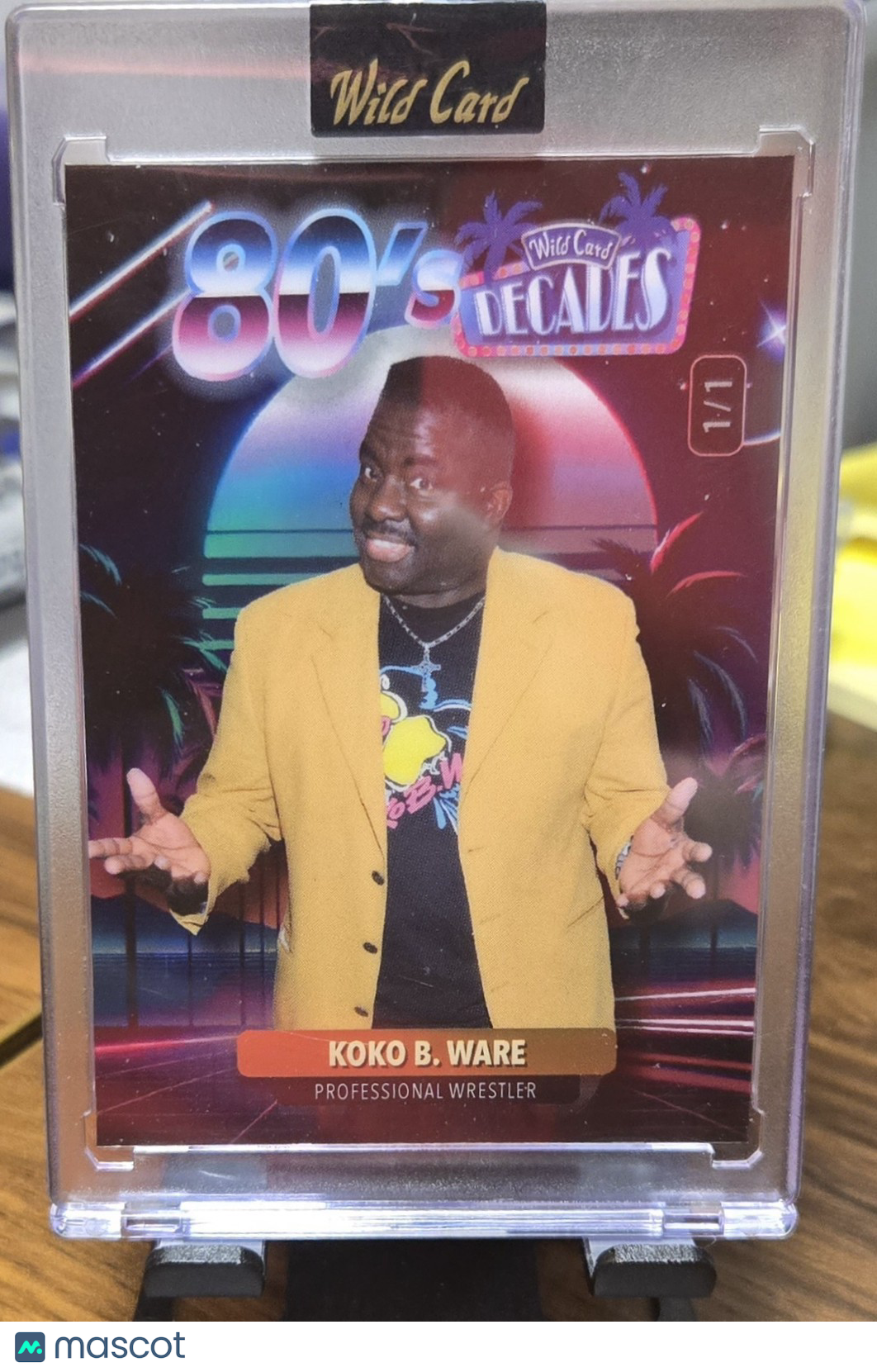 2024 Wild Card Decades 80s Koko B. Ware #D180B3-KW 1/1