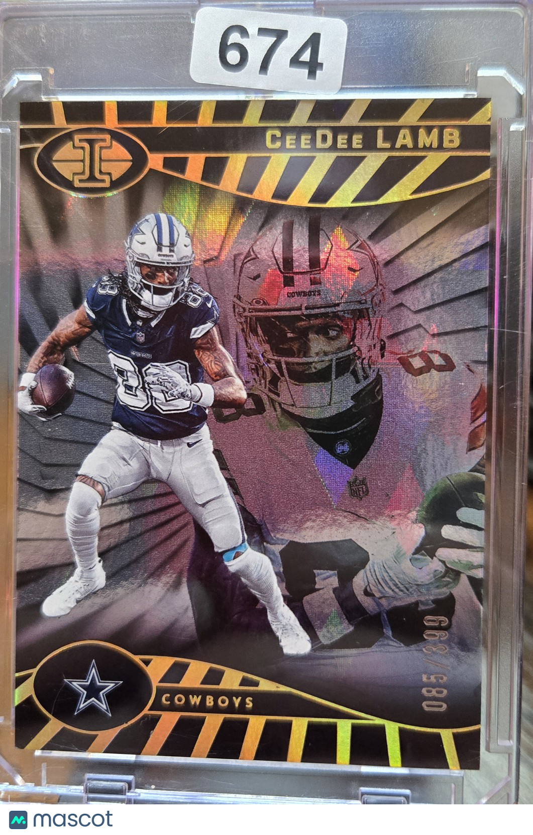 2024 Panini Illusions CeeDee Lamb #19 Cubic 085/399