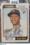 2023 Topps Heritage Brayan Bello #ROA-BBO