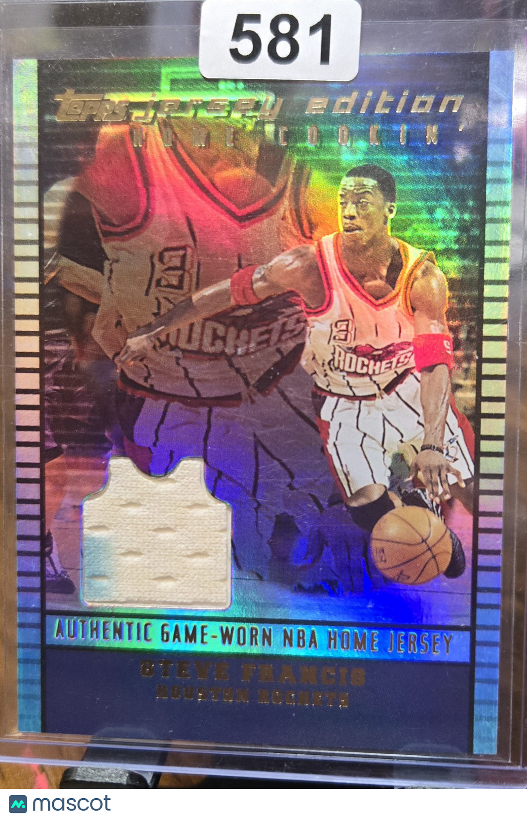 2003 Topps Jersey Edition Steve Francis #JE-SFR Game-Worn Jersey