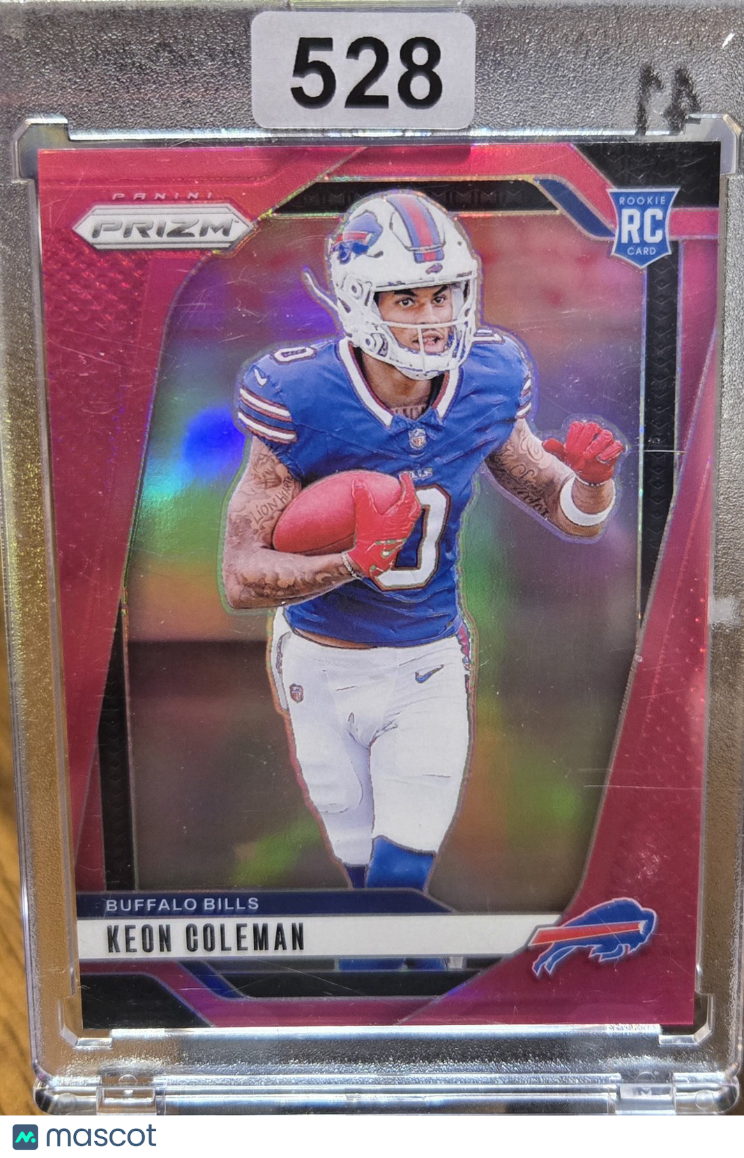 2024 Panini Prizm Keon Coleman #362 PINK HOLO RC