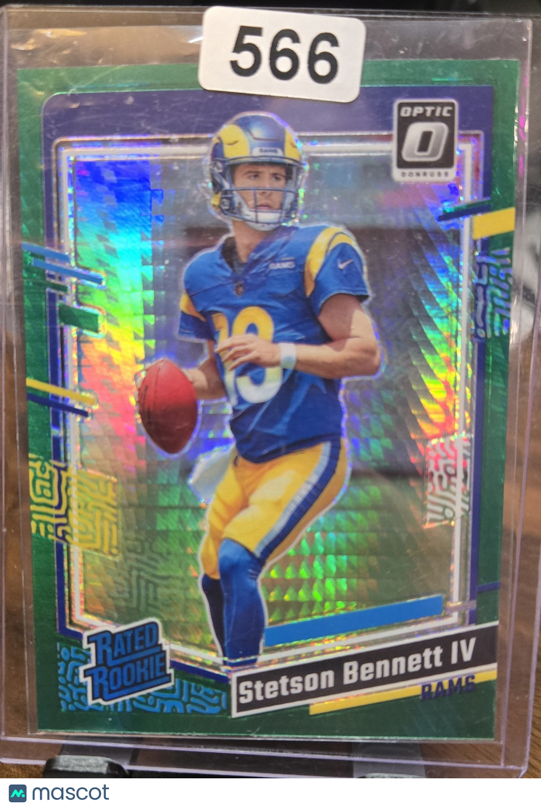 2023 Donruss Optic Rated Rookie Stetson Bennett IV #267 Green Holo