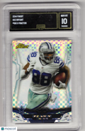 2014 Topps Finest Dez Bryant #56 X Fractor GMA 10