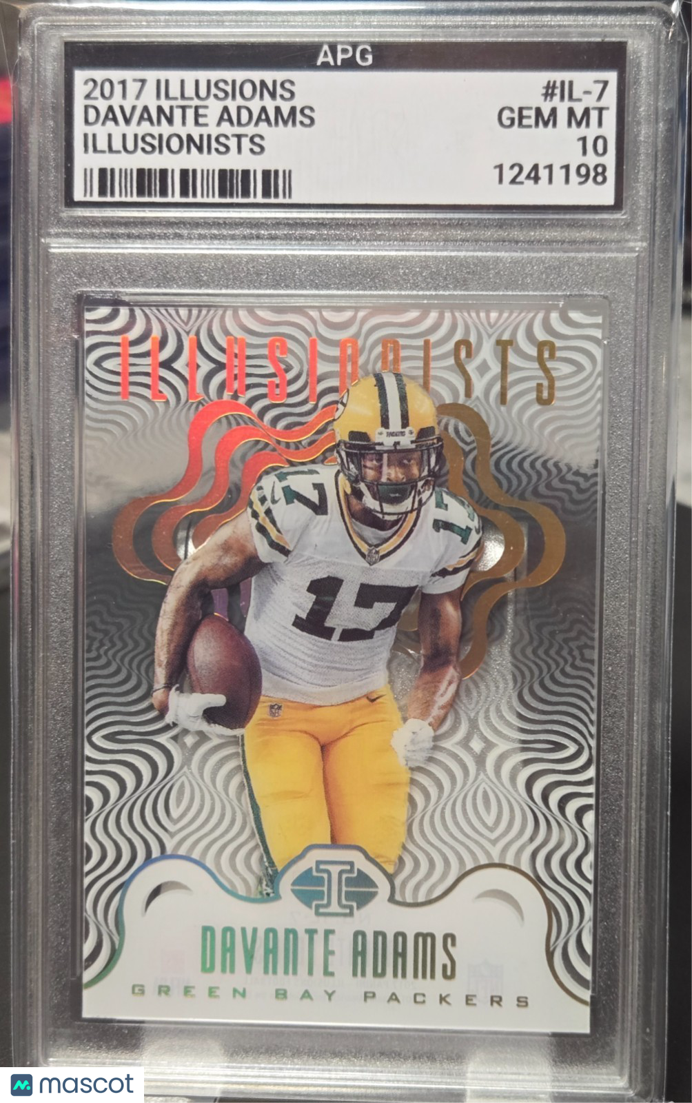 2017 Panini Illusions Davante Adams Illusionists IL-7 Insert GM MT 10