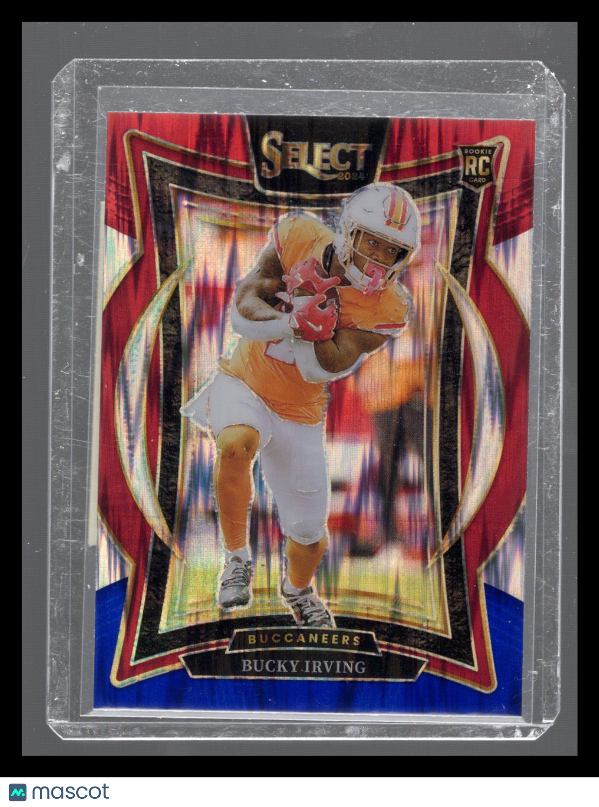 2024 Panini Select Bucky Irving #4 Red and Blue RC