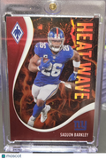 2021 Panini Phoenix Heat Wave Saquon Barkley #6 116/199 Insert