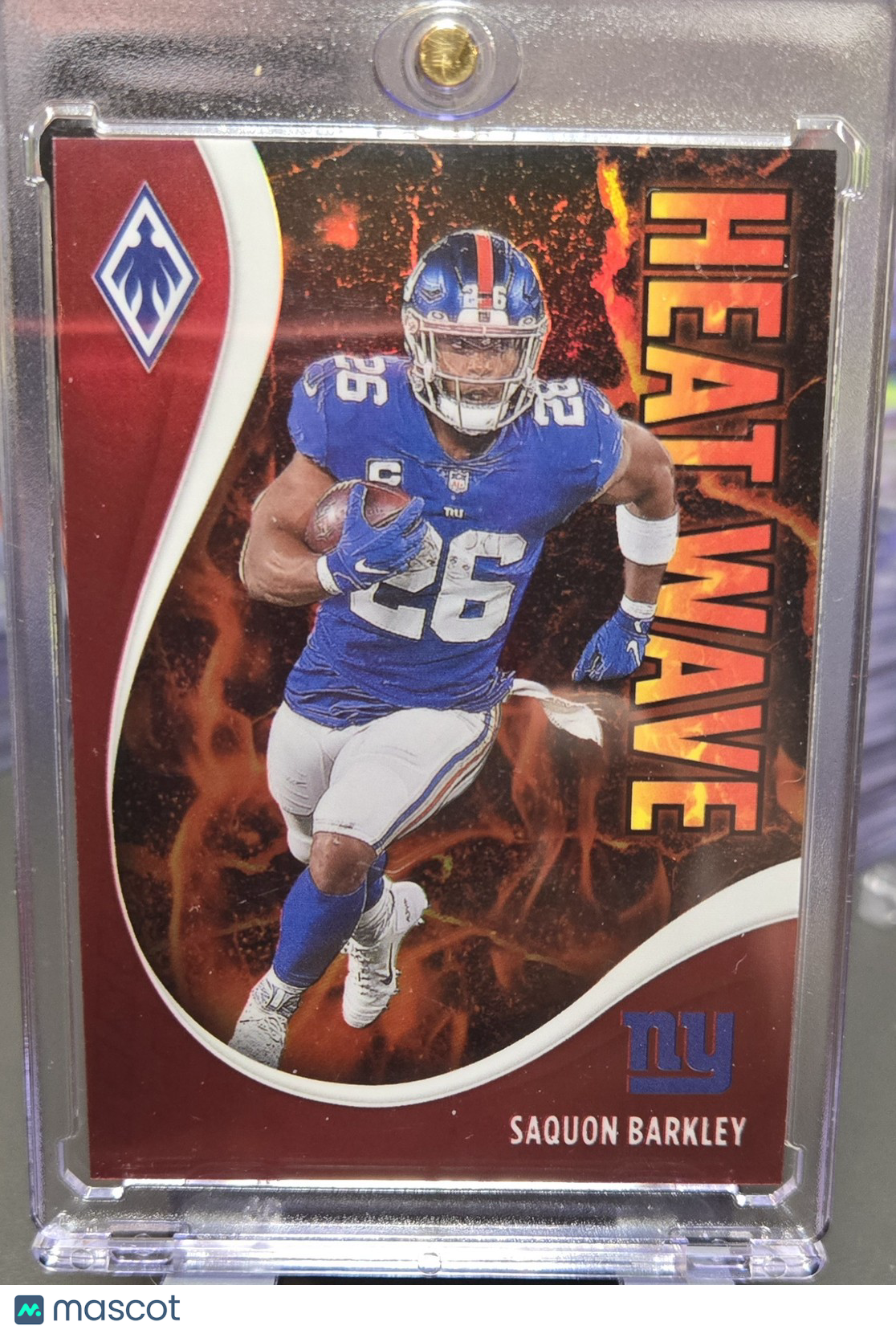 2021 Panini Phoenix Heat Wave Saquon Barkley #6 116/199 Insert