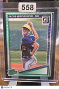 2025 Panini Donruss Jacob Misiorowski #128 Red green
