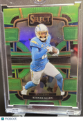 2023 Panini Select Keenan Allen #51 Green Prizm 332/599