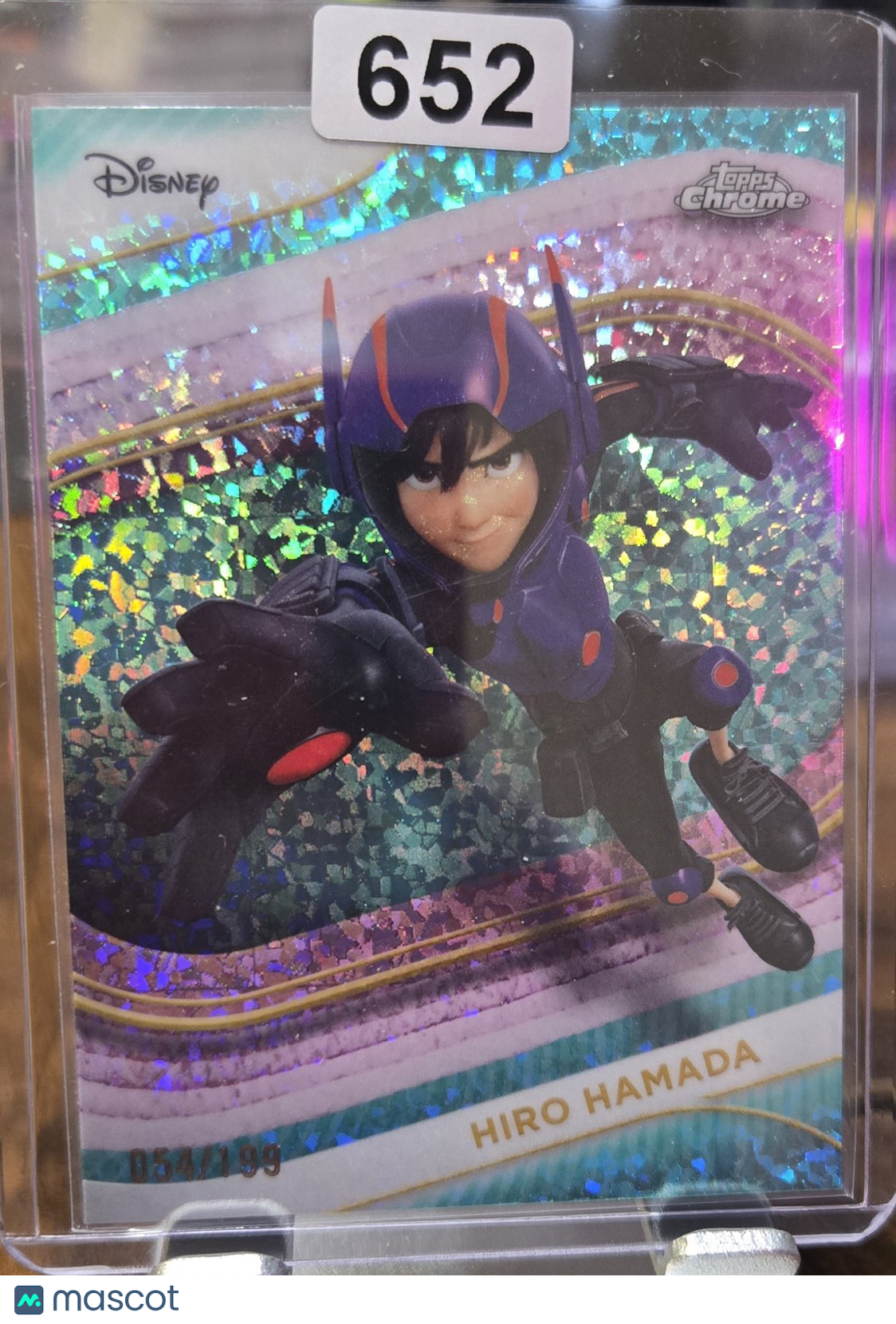 Topps Chrome Hiro Hamada Aqua Mini Diamond Foil 054/199 #9