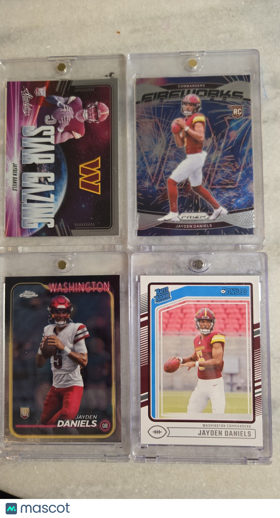 JAYDEN DANIELS  CARDS (4)