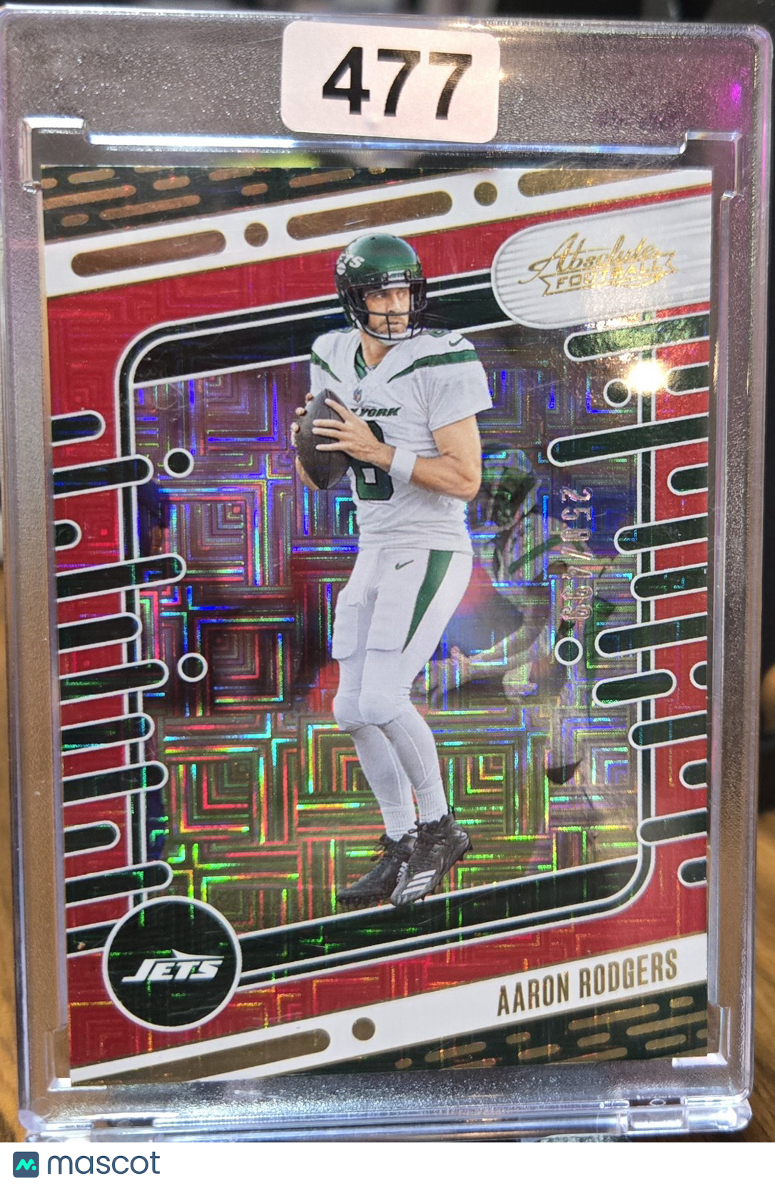 2024 Panini Absolute Aaron Rodgers #82 Red Holofoil 250/499