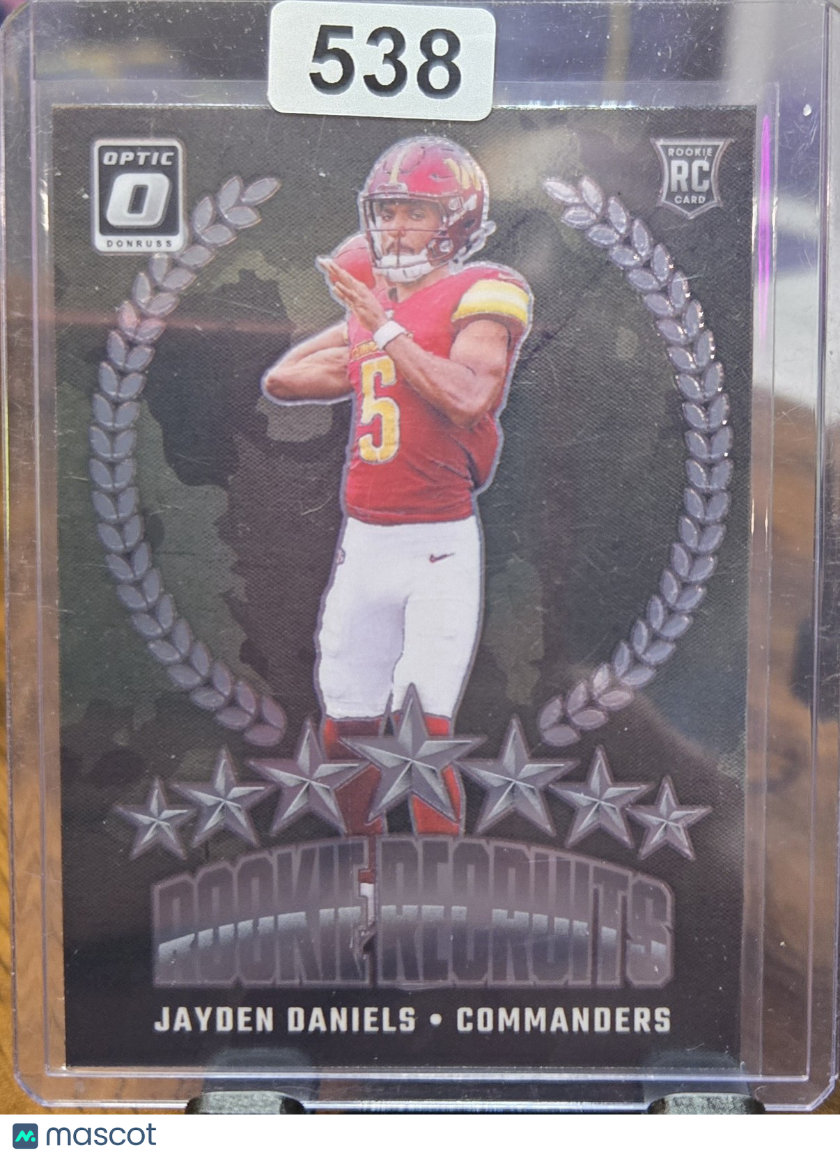 2024 Donruss Optic Jayden Daniels #7 Rookie Recruits RC