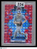 2023 Panini Mosaic Jared Goff #185 Red/Blue Reactive