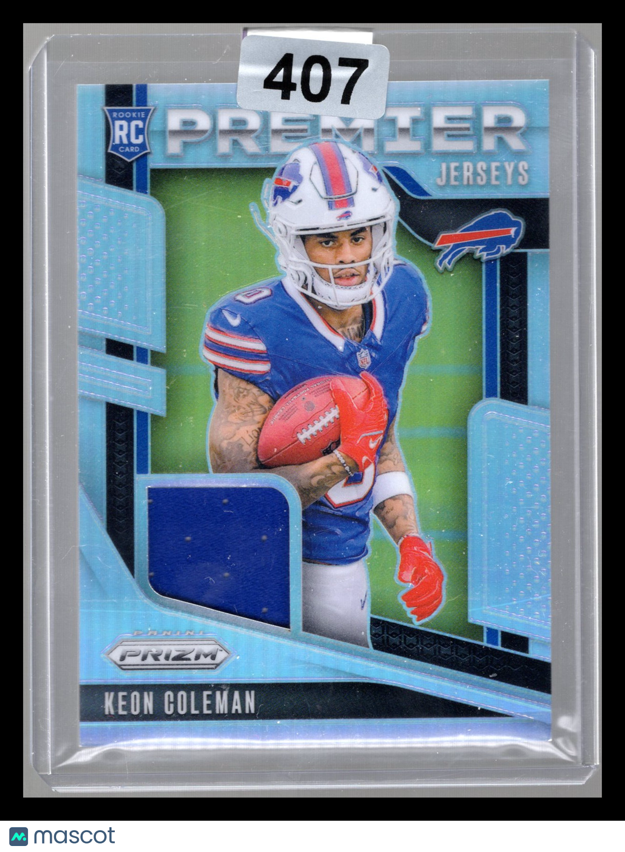 2024 Panini Prizm Premier Jerseys Keon Coleman #PJ-KCN Jersey Patch RC