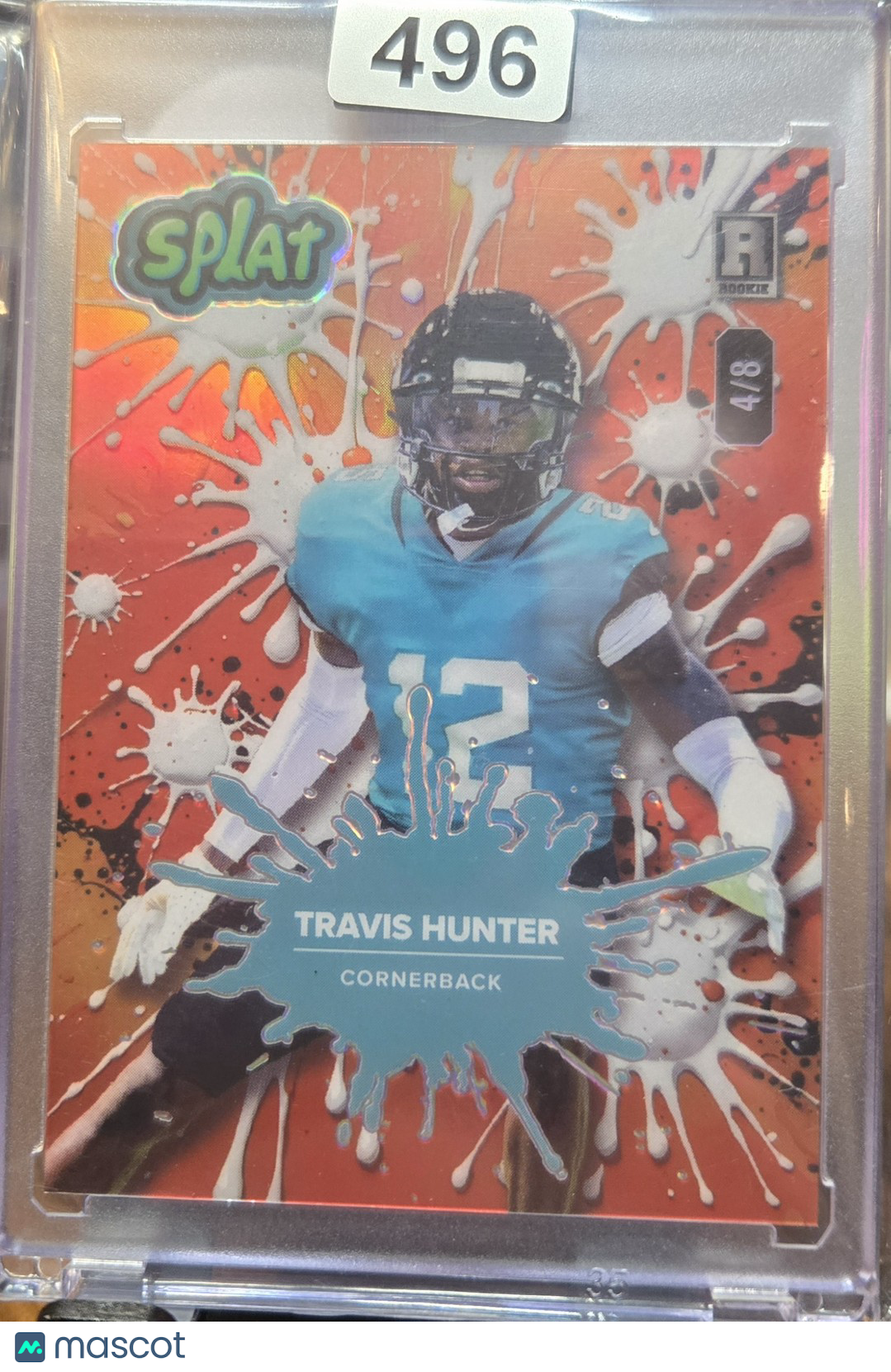 2025 Wild Card Splat Travis Hunter #SBORA06-TH Orange Foil 4/8