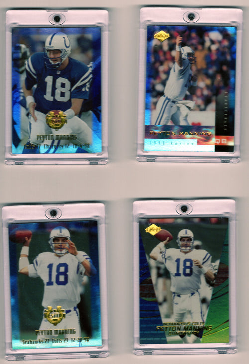 1998 2000 Collectors Edge Peyton Manning (9 CARDS TOTAL)