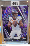2023 Panini Phoenix Russell Wilson #18 Purple Seismic SP