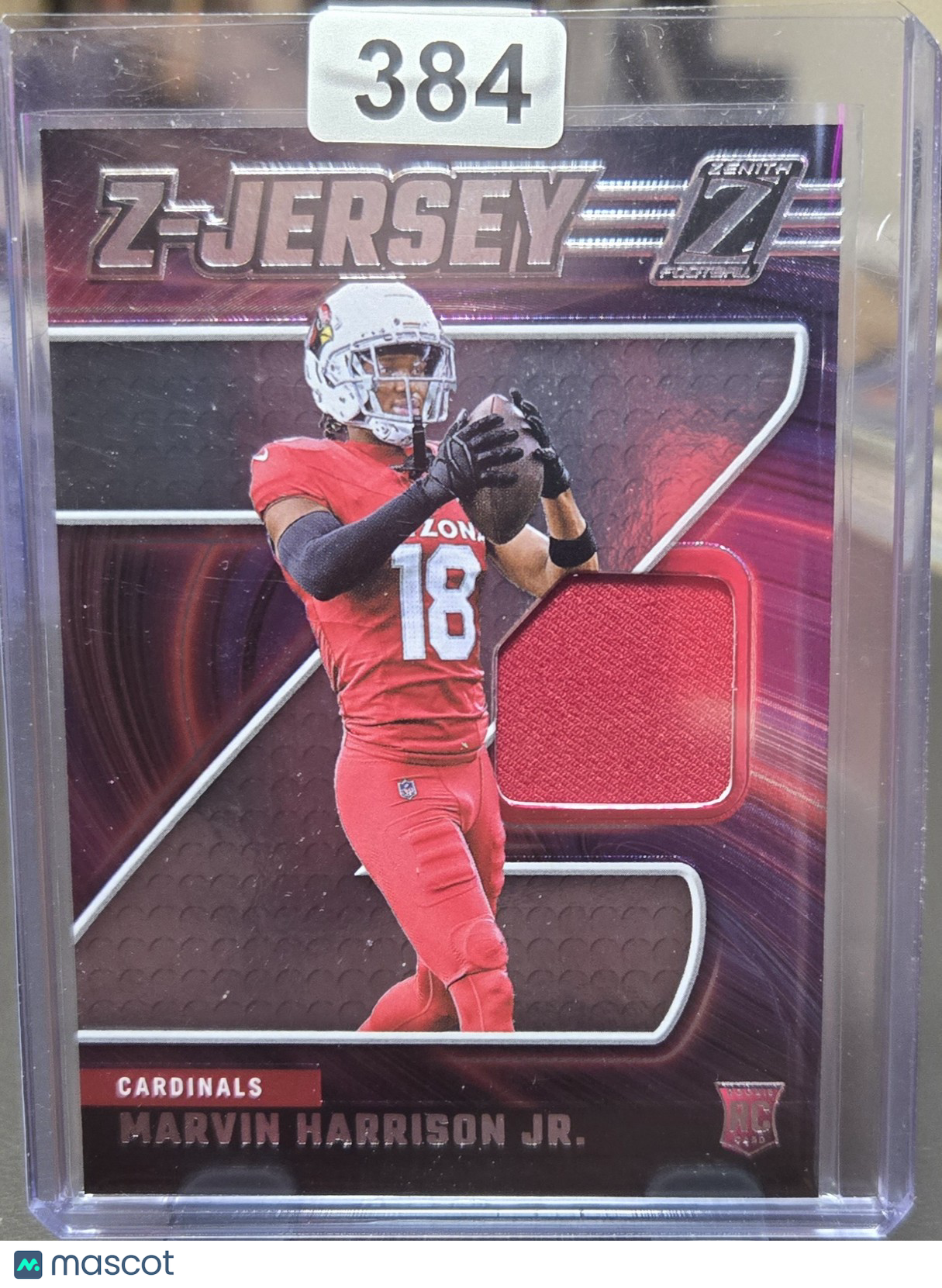 2024 Panini Zenith Z-Jersey Marvin Harrison Jr. #ZJ6 Jersey Patch