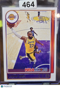 2021 Panini Hoops LeBron James #136 Yellow