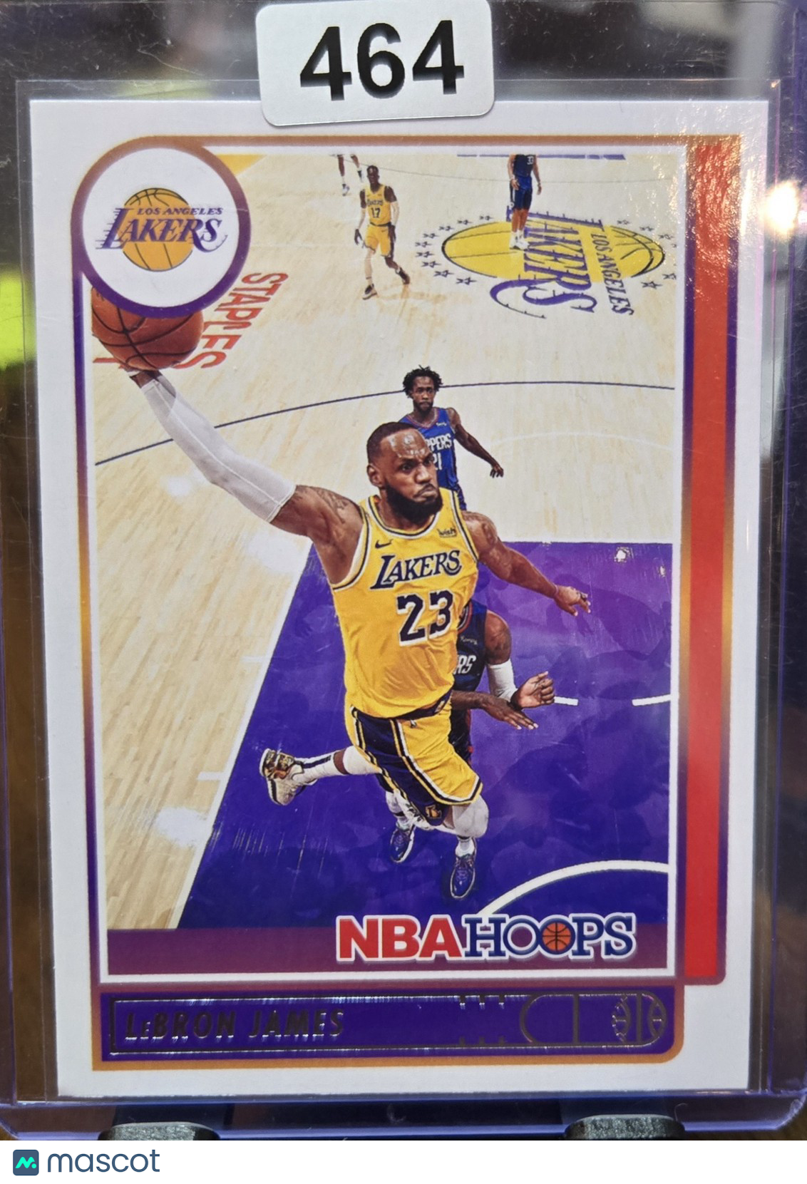 2021 Panini Hoops LeBron James #136 Yellow