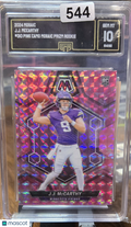 2024 Mosaic Prizm JJ McCarthy #310 Pink Camo GMA 10