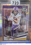 2023 Donruss Optic T.J. Hockenson #127 Fire Emoji