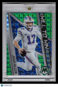 2022 Panini Mosaic Josh Allen #WW-4 Green